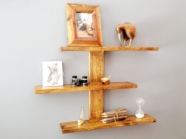 Wall wood shelves - Modern rustic style - Image 3