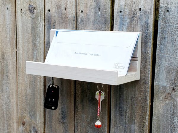 Entryway Mail Organizer - Modern Rustic Mail Holder - Image 7