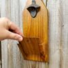 Farmhouse style easy clean beer opener, soda pop opener, man cave accessories, gift for him, wall mounted beer bottle opener, modern rustic home décor, vintage cast iron hardware, backyard BBQ tools for him, gift idea, handmade, rustic style décor