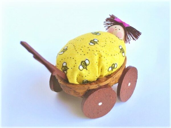 Walnut Carriage With Baby - Image 26